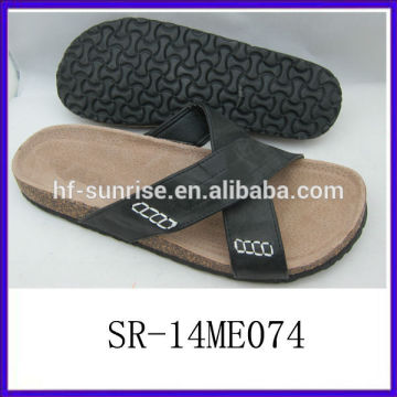 SR-14ME074Men EVA PU Slipper Sommer weichen eva pu Pantoffel für menMen PU / EVA Slipper Hersteller aus China